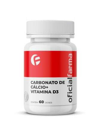 Carbonato de Cálcio + Vitamina D3 60 Doses