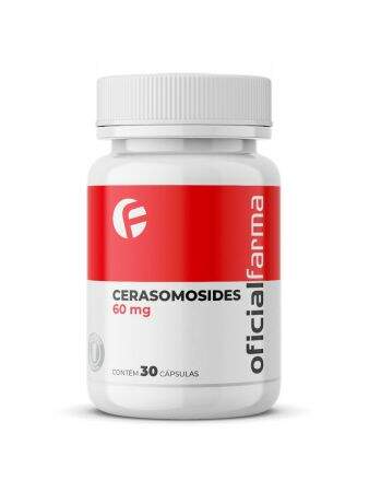 Cerasomosides (Auxilia na Diminuição da Dermatite, Rosácea, Psoríase, e Inflamações Intestinais) 60mg 30 Cápsulas