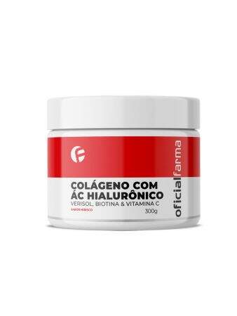 Colágeno Com Ácido Hialurônico, Verisol, Biotina & Vitamina C 300g