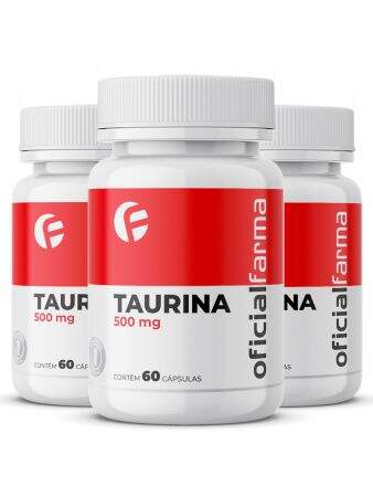 3 Taurina 500Mg 60 Cápsulas