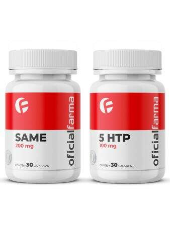SAMe 200mg 30 Cápsulas + 5 Htp 100mg 30 Cápsulas (Grifonia Simplicifolia)