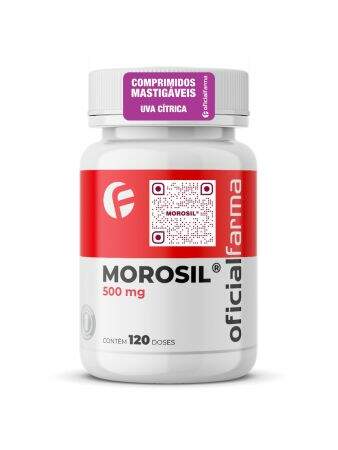Morosil ® 500mg 120 Doses Mastigáveis Com Selo De Autenticidade