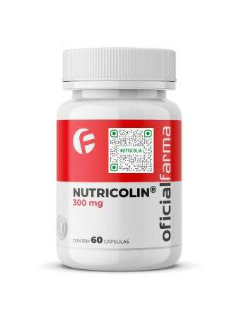 Nutricolin® 300mg 60 Cápsulas com Selo de Autenticidade