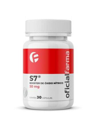S7® (Booster de Óxido Nítrico) 50mg 30 Cápsulas