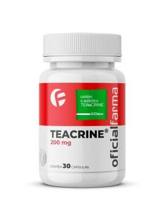 Teacrine® 200Mg 30 Cápsulas Com Selo de Autenticidade