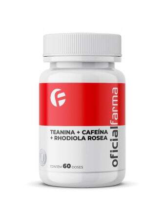 Teanina + Cafeína + Rhodiola Rosea 60 Doses