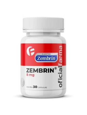 Zembrin® 8Mg 30 Cápsulas Com Selo De Autenticidade